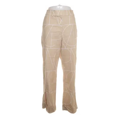 Broek (Beige, Wit) van Visual Clothing Project Katoen, Linnen