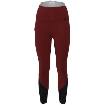 Träningstights (Röd, Svart) från Equiline Elastan, Polyester