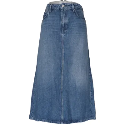 Spijkerrok (Blauw) van Massimo Dutti