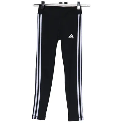 Träningstights (Svart, Vit) från Adidas Elastan, Polyester