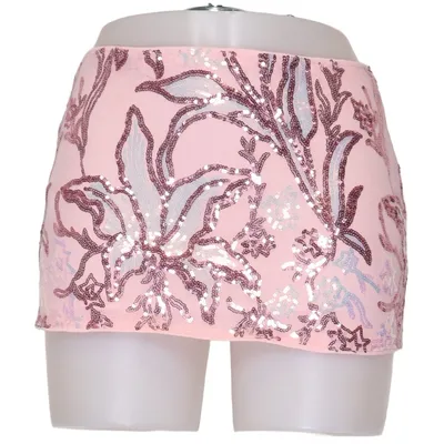 Skirt (Pink) from Shein Elastane, Polyester