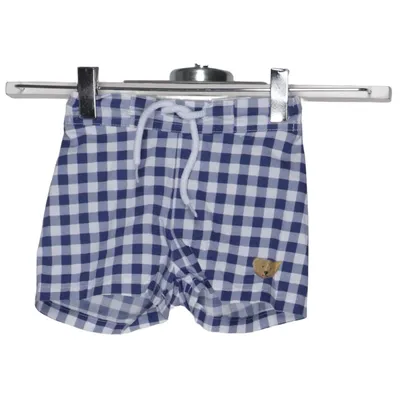 Swim shorts (Blue, White) from Steiff Cotton, Elastane, Polyamide