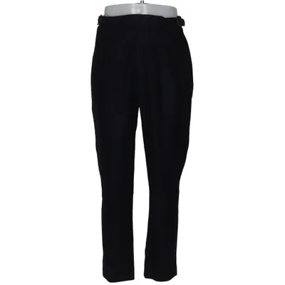 Stoffhose (Schwarz) von Octobre Éditions Baumwolle, Polyamid, Polyester, Wolle