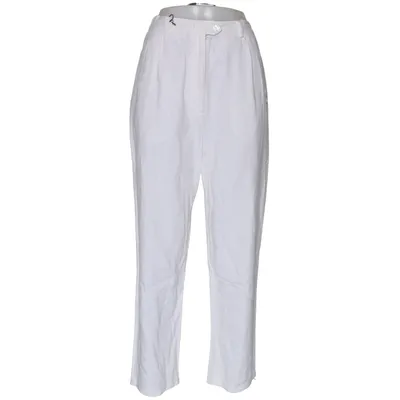 Pants (White) from Jarvi Muoti Linen, Viscose