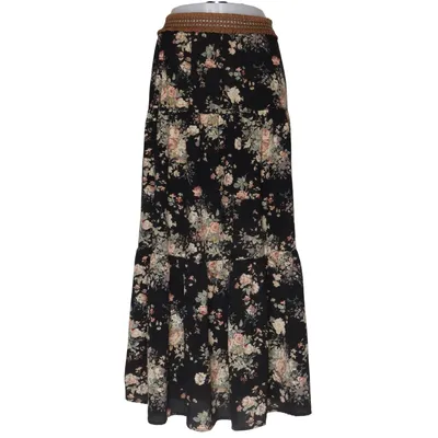 Jupe longue (Noir, Multicolore) de Lollys Laundry