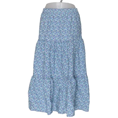 Maxi skirt (Blue, White, Multicolored) from Koton