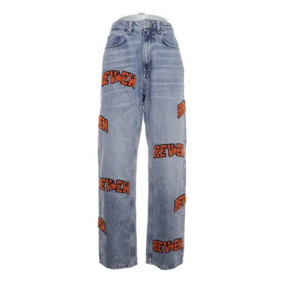 Spijkerbroek (Blauw, Meerkleurig) van Review Katoen