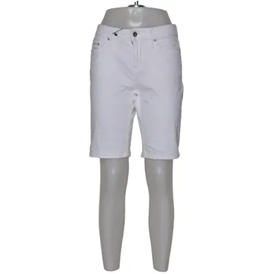 Denim shorts (Wit) van Calvin Klein Jeans Katoen, Elastaan