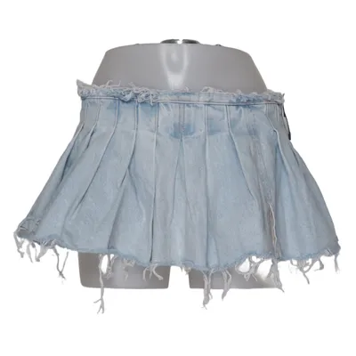 Denim skirt (Blue) from Zara Cotton