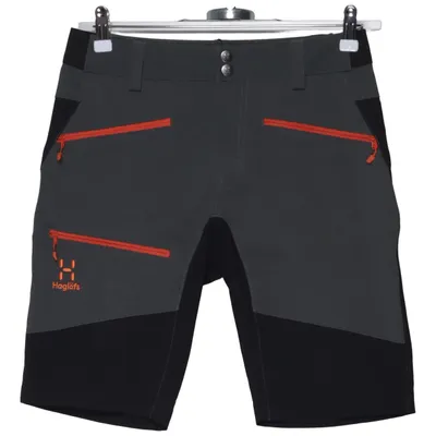 Outdoor shorts (Gray, Black) from Haglöfs Elastane, Polyamide, Polyester