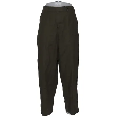 Chinos (Groen) van Uniqlo Katoen, Linnen, Polyester