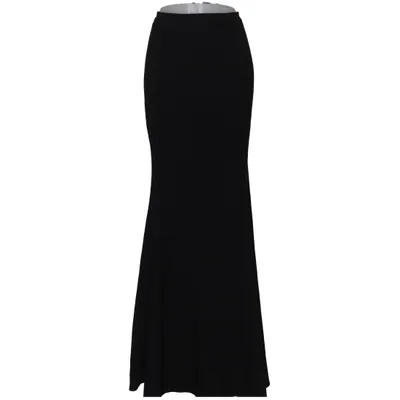 Maxi rok (Zwart) van Fervente Elastaan, Polyester, Viscose