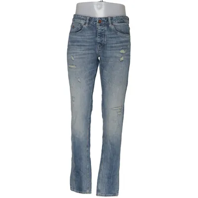 Jeans (Blå) fra Cast Iron Bomuld, Elastan