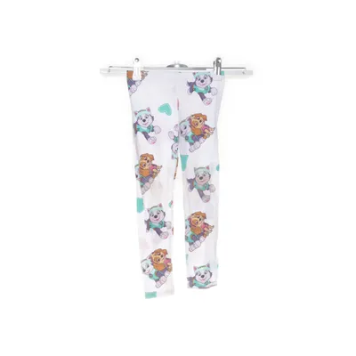 Leggings (Vit, Flerfärgad) från Nickelodeon Bomull, Elastan
