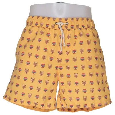 Zwemshort (Geel, Rood) van Made in italy Polyamide