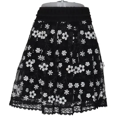 Skirt (Black, White) from Showbiz Cotton, Polyester