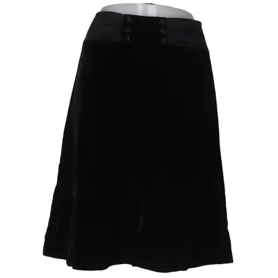 Kjol (Svart) från Satin Polyester, Viskos