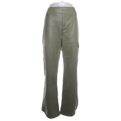 Cargo pants (Green) from The Kript Polyurethane, Viscose