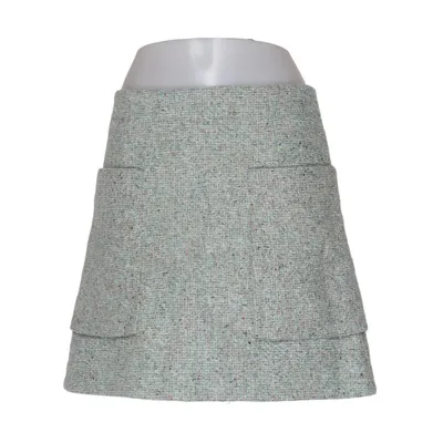 Skirt (Gray) from COS Acrylic, Polyamide, Silk, Viscose, Wool