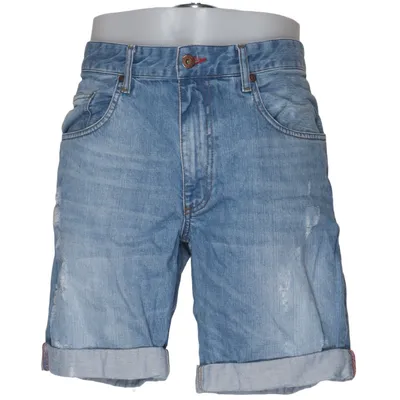 Short en jean (Bleu) de RVLT Revolution Coton