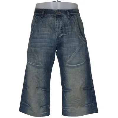 Short en jean (Bleu) de Mens Wear Coton
