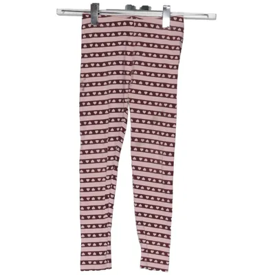 Leggings (Pink, Brown) from Basic U Elastane, Organic cotton
