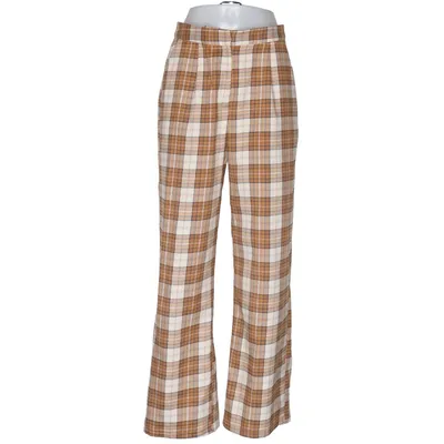 Palazzobyxor (Brun, Vit, Flerfärgad) från Misslisibell x NA-KD Elastan, Polyester