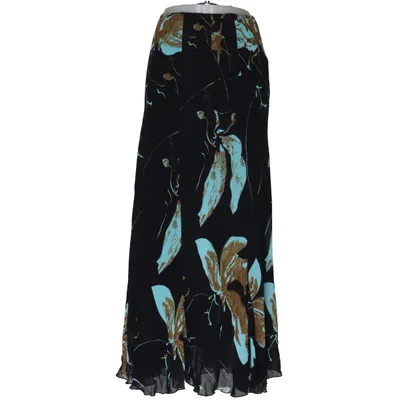 Maxi skirt (Black, Multicolored) from Hopsack Viscose