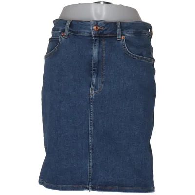 Spijkerrok (Blauw) van Denim Rebel Katoen, Elastaan