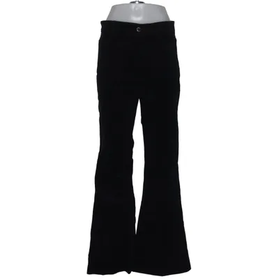 Pantalon en velours (Noir) de H&M Coton, Élasthane