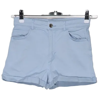 Denim shorts (Blauw) van H&M Katoen, Elastaan