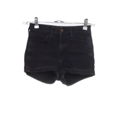 Denim shorts (Zwart) van Hollister California Katoen, Elastaan, Polyester