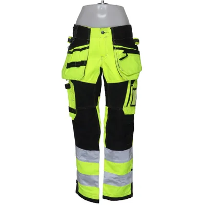Werkbroek (Geel, Zwart, Zilver) van Björnkläder Katoen, Elastaan, Polyamide, Polyester