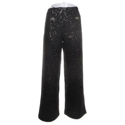 Byxor (Svart, Flerfärgad) från Maje Polyester, Bomull, Ull, Viskos, Polyamid, Akryl