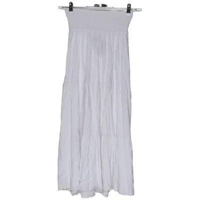 Maxi skirt (White) from Lager 157 Linen, Viscose