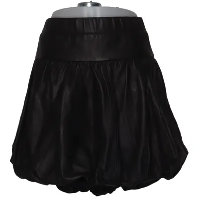 Läderkjol (Svart) från Provider Skinn, Polyester