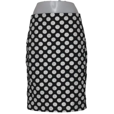 Rok (Zwart, Wit) van Claudia Sträter Acetaat, Katoen, Elastaan, Polyamide, Polyester