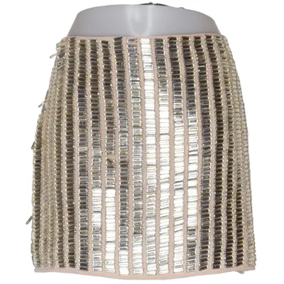 Rok (Beige, Zilver) van ASOS Design Polyester