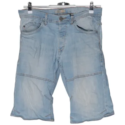 Denim shorts (Blauw) van Blend Katoen, Elastaan