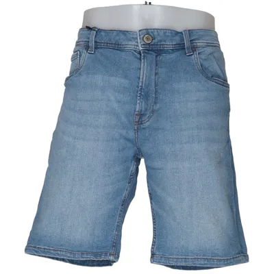 Short en jean (Bleu) de VRS Coton, Élasthane
