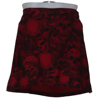 Kjol (Röd, Svart) från Queen of Darkness Elastan, Polyester