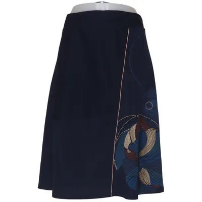 Skirt (Blue, Multicolored) from Desigual Elastane, Polyester