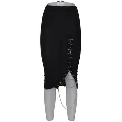 Skirt (Black) from Rebecca Stella Cotton, Elastane