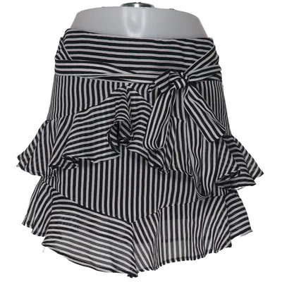 Rok (Zwart, Wit) van Topshop