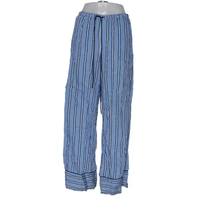Palazzo broek (Blauw, Wit, Zwart) van Zara Polyamide, Viscose