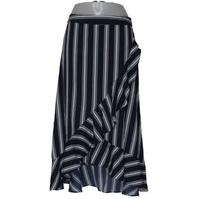 Omlottkjol (Blå, Vit) från Seaside Polyester