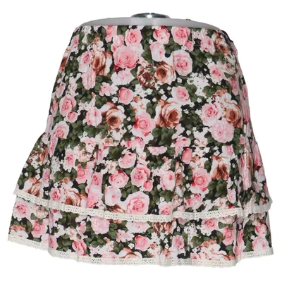 Skirt (Pink, Green, Multicolored) from Forever 21 Viscose