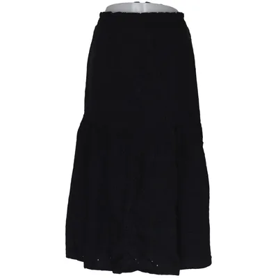 Jupe longue (Noir) de Indiska Coton, Viscose