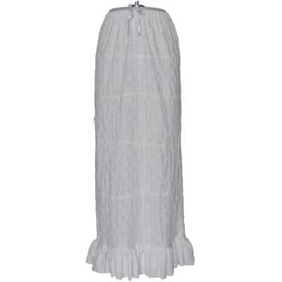 Maxi skirt (White) from Lamperós Atelier
