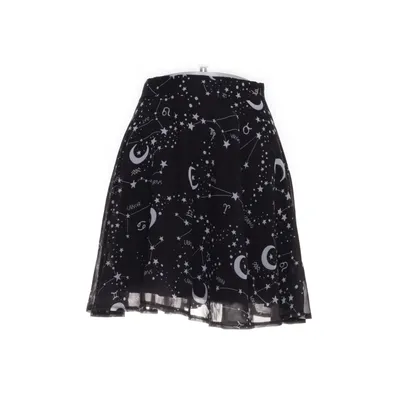 Nederdel (Sort, Hvid) fra Killstar Polyester